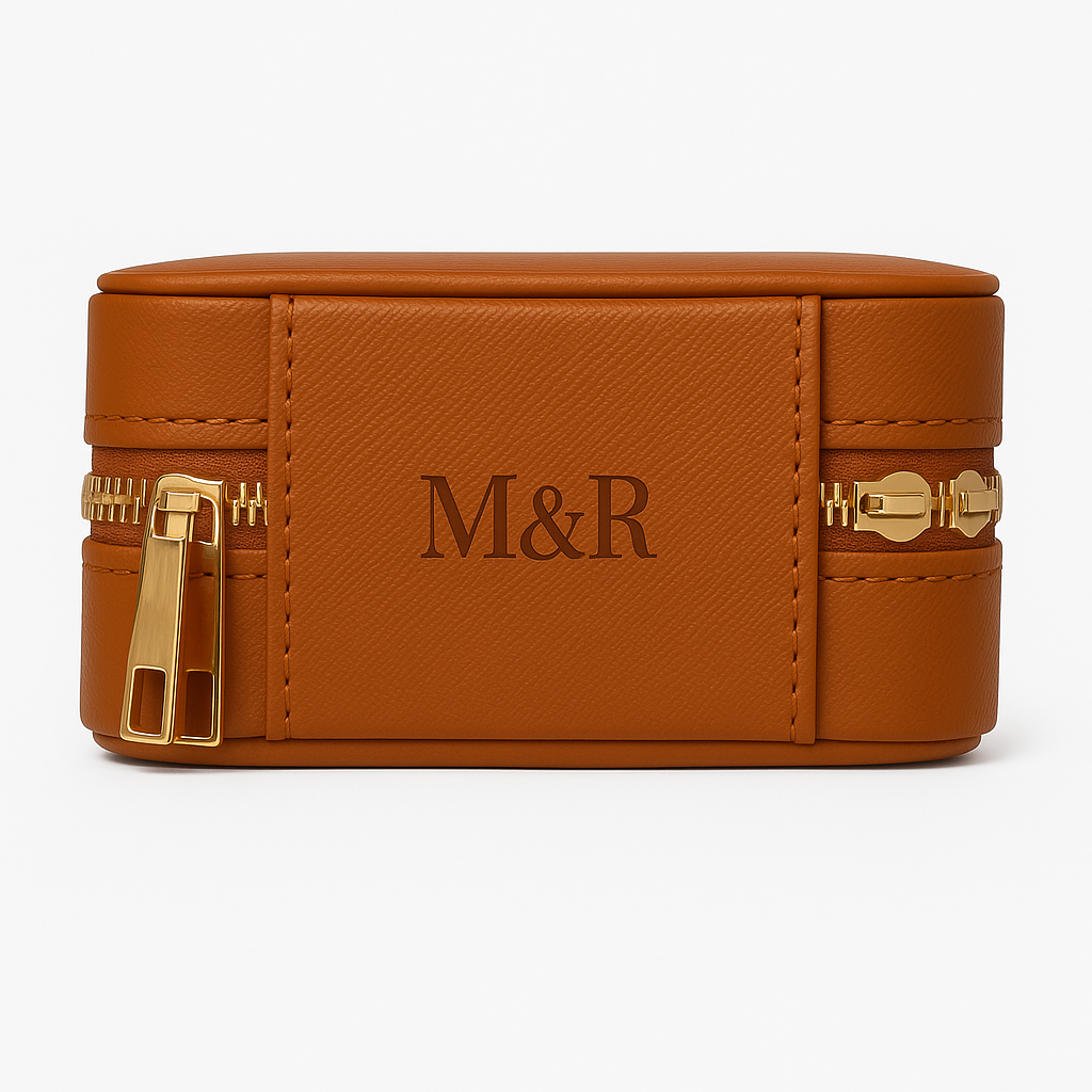 Joyero de cuero marron M&R Signature