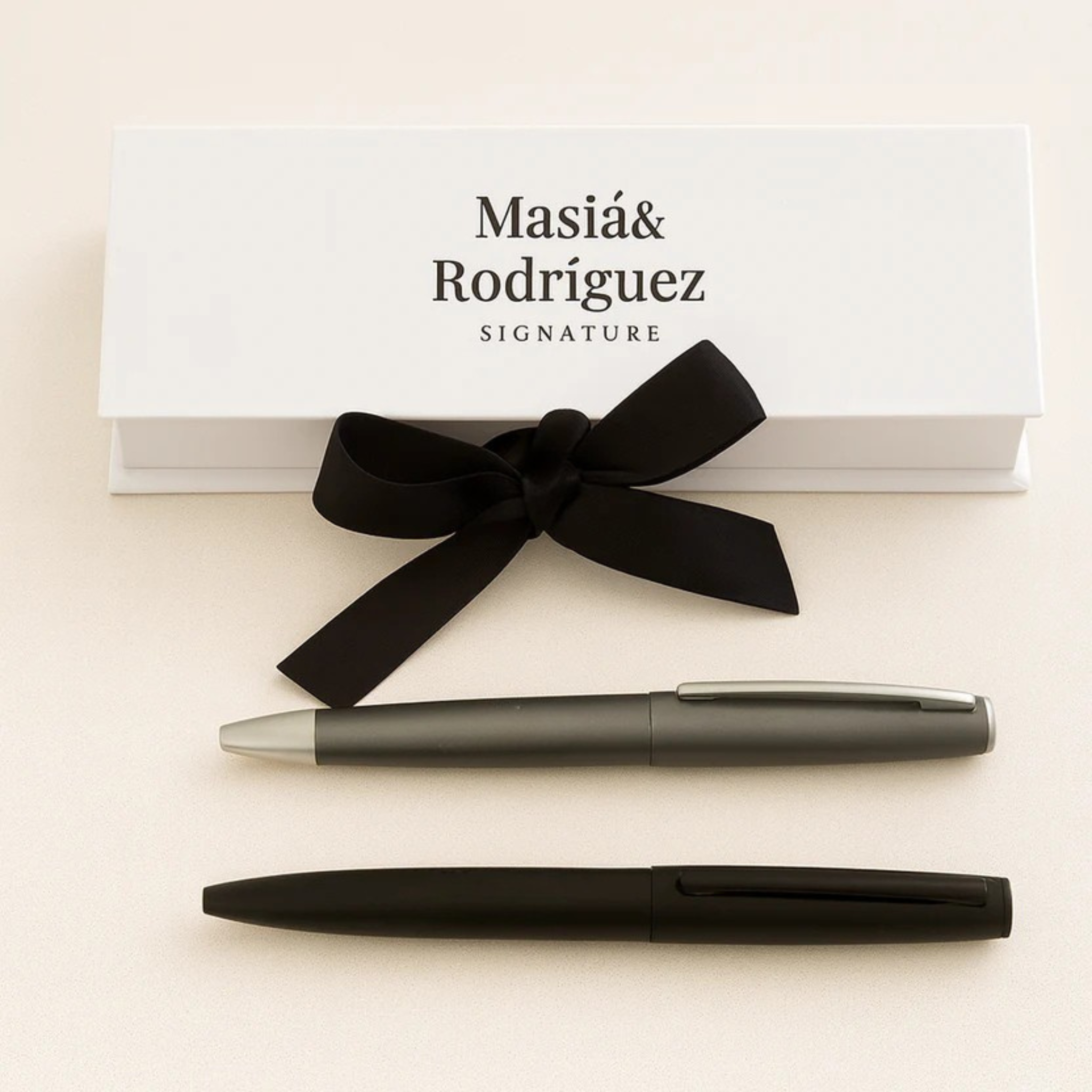 Set de bolígrafos metálicos M&R Signature