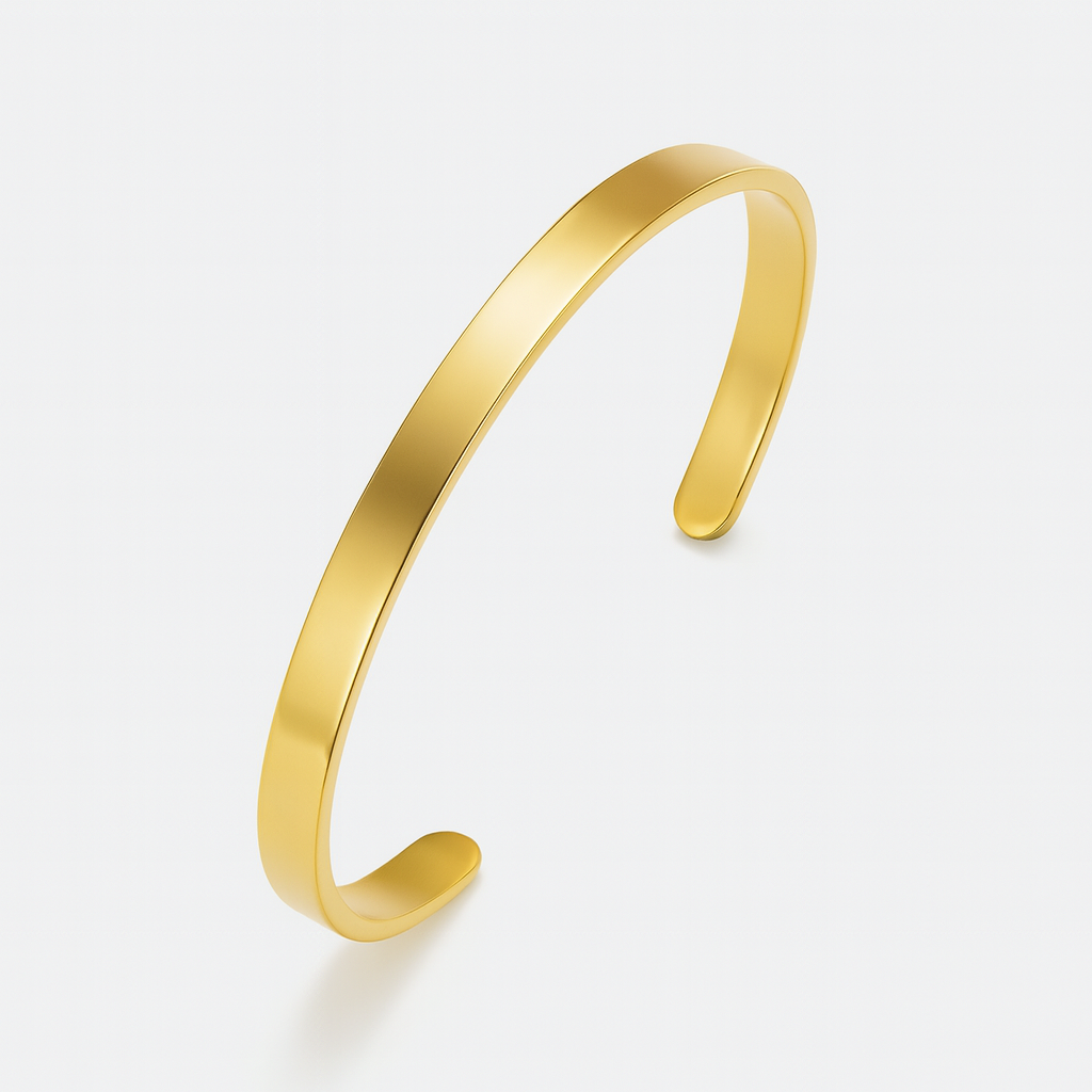 Brazalete dorado M&R Signature