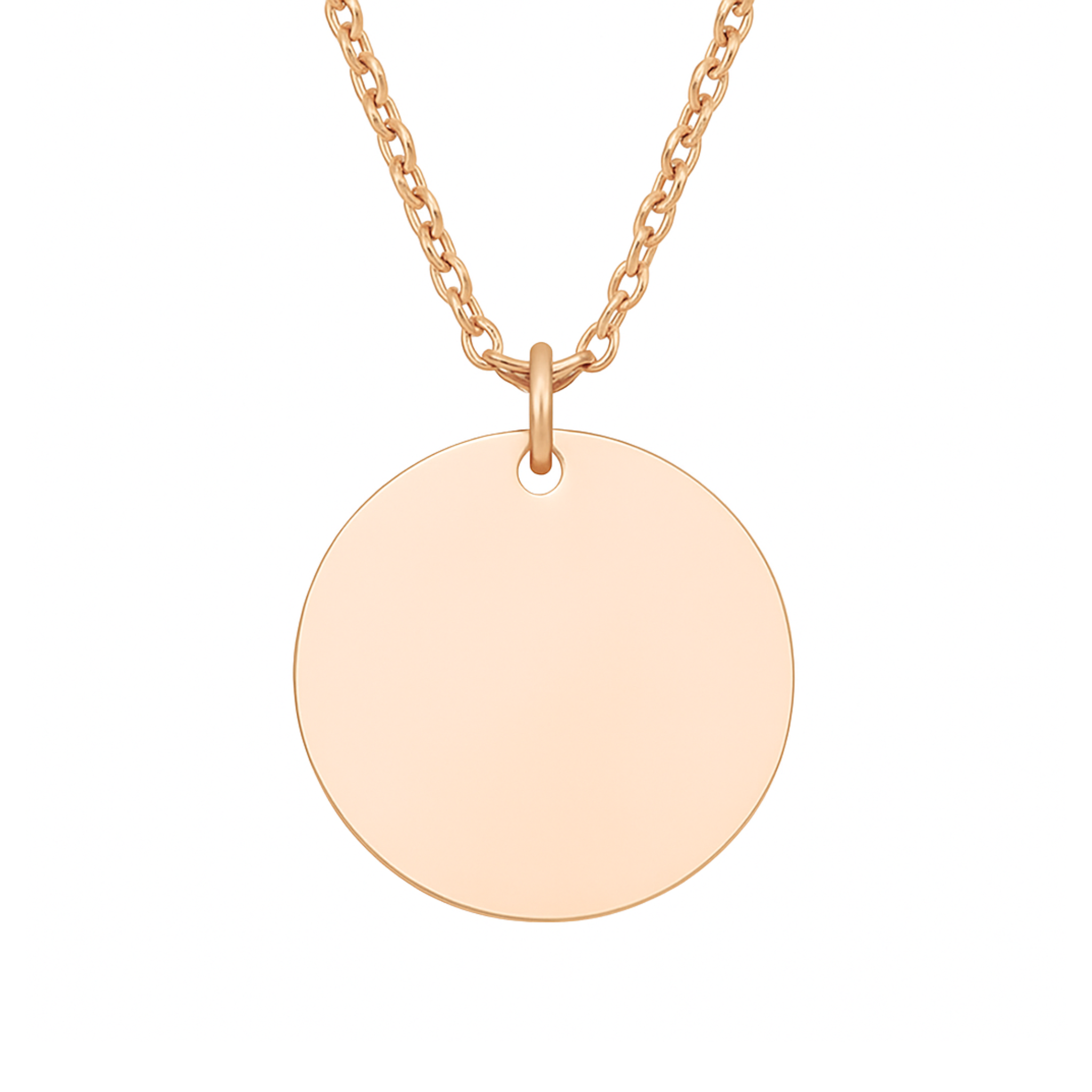 Colgante Circular oro rosa M&R Signature