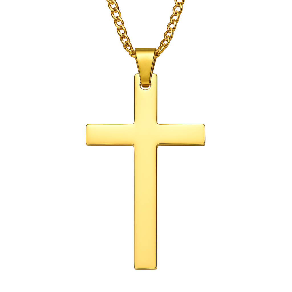Colgante Cruz dorada M&R Signature