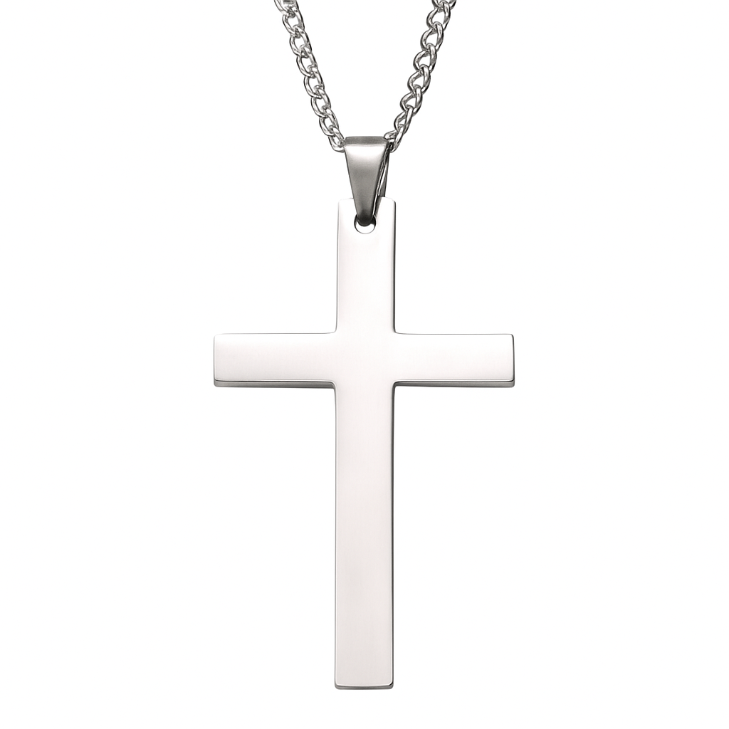Colgante Cruz plateada M&R Signature