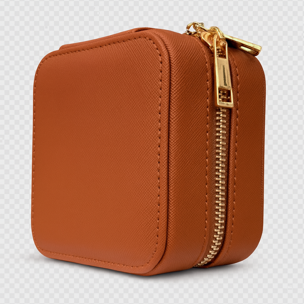 Joyero de cuero marron M&R Signature