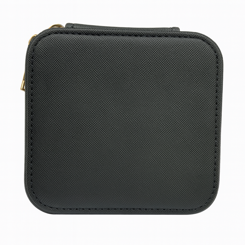 Joyero de cuero negro M&R Signature