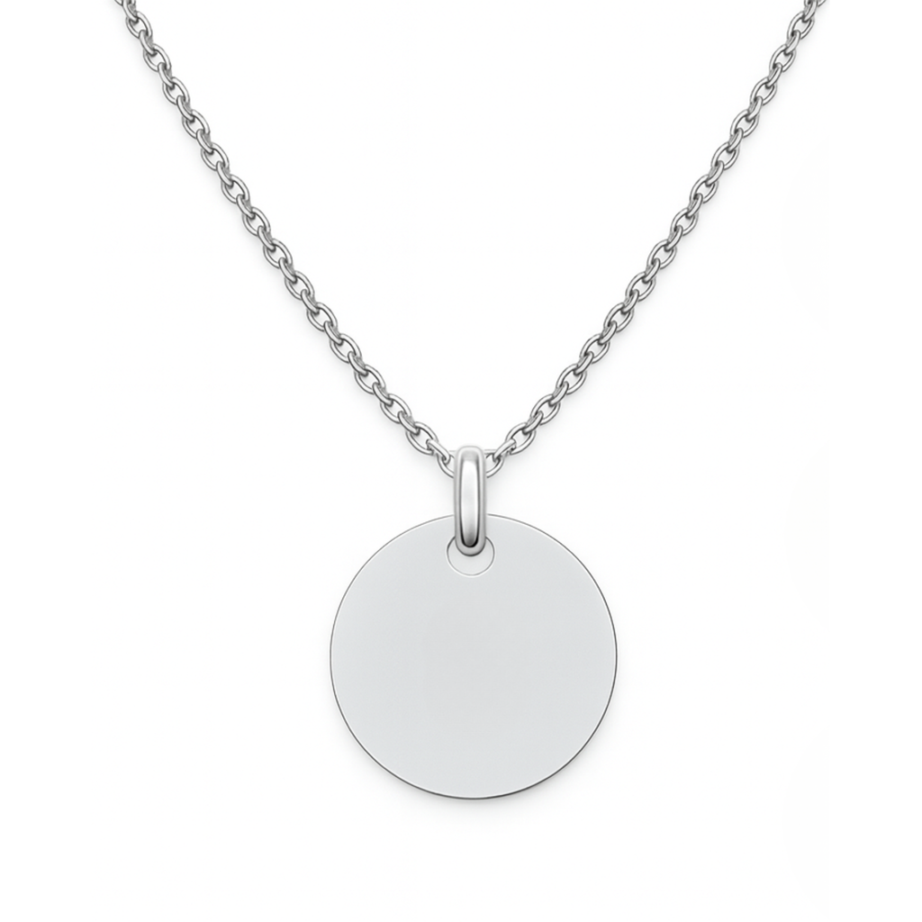 Colgante Inicial plateado M&R