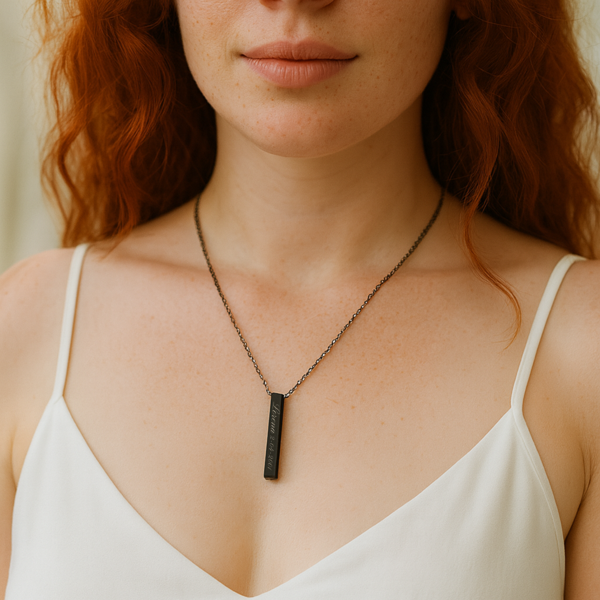 Colgante Obelisco negro M&R