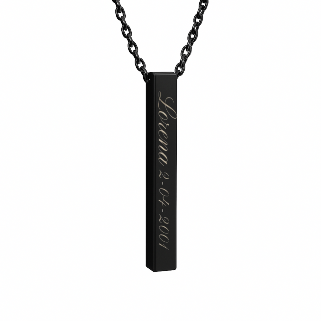 Colgante Obelisco negro M&R