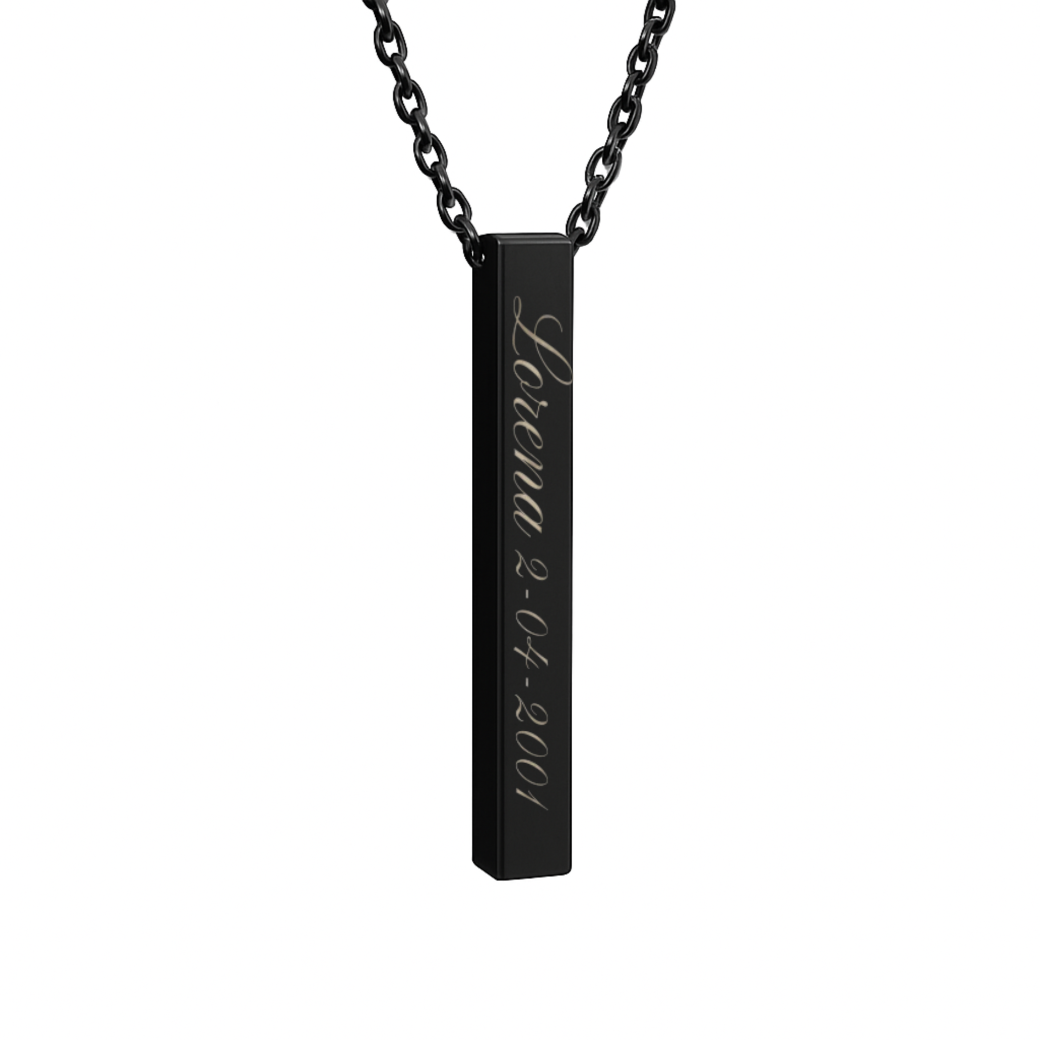 Colgante Obelisco negro M&R