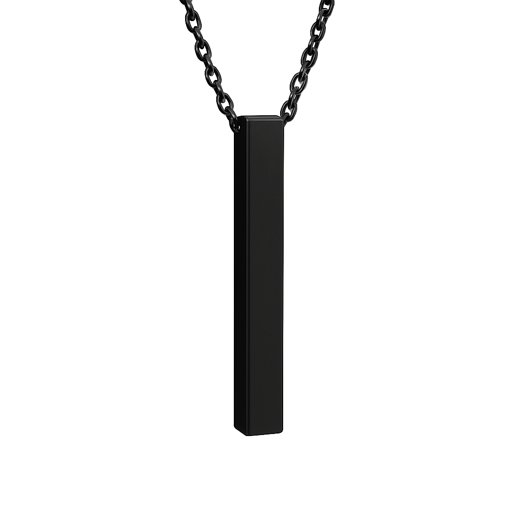 Colgante Obelisco negro M&R