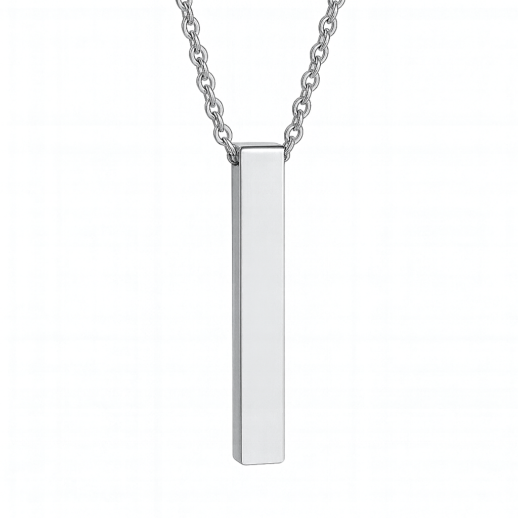 Colgante Obelisco plateado M&R