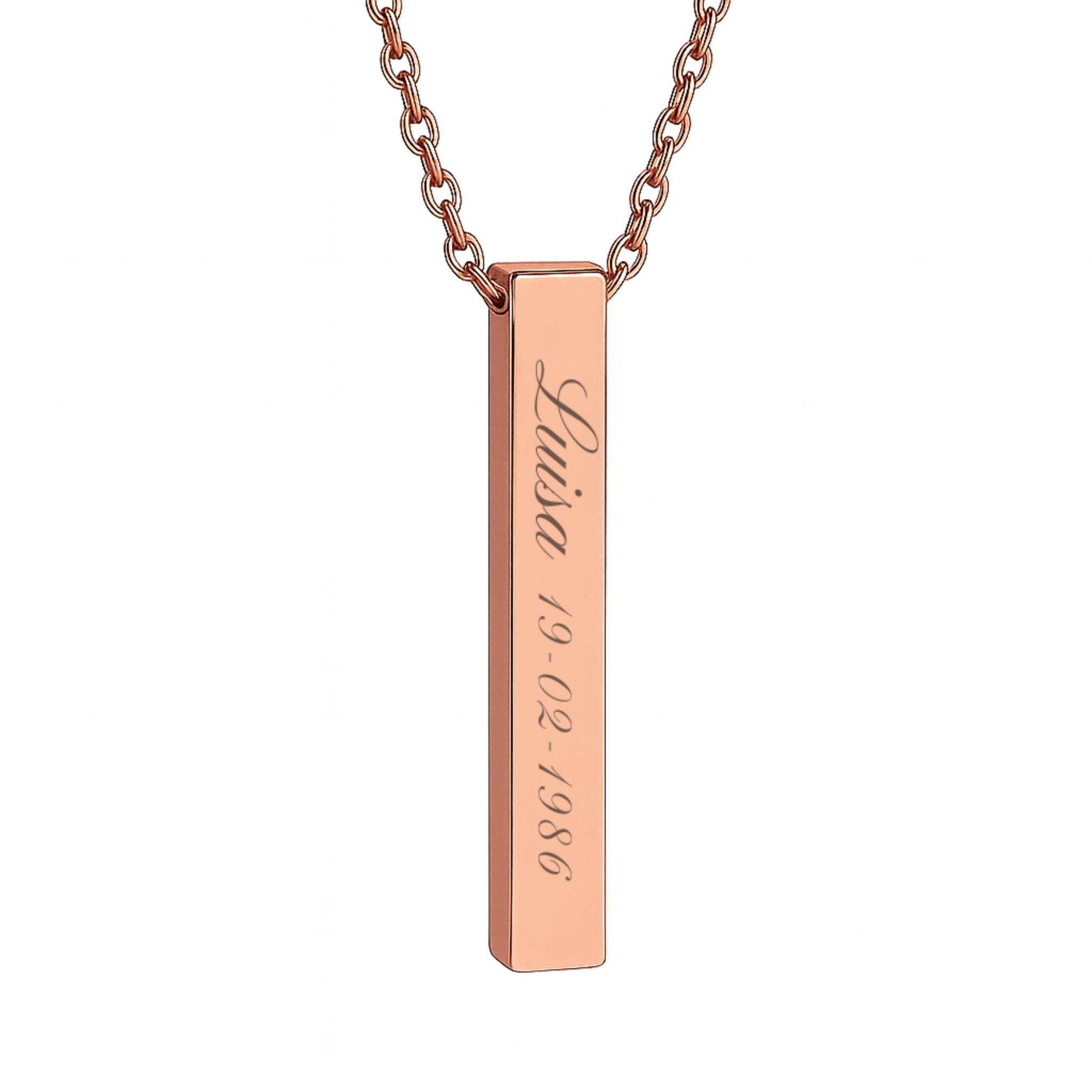 Colgante Obelisco oro rosa M&R