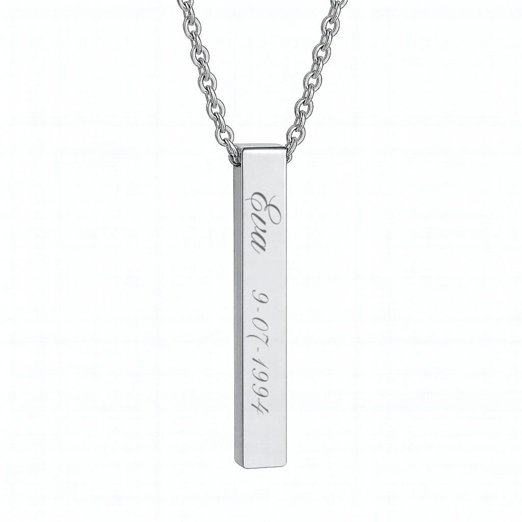 Colgante Obelisco plateado M&R