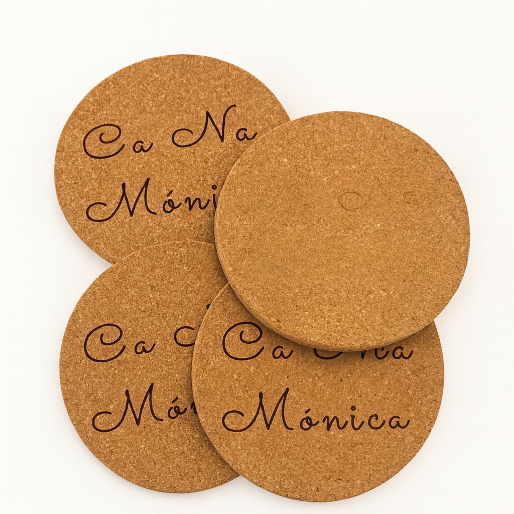 Set de 12 posavasos de corcho M&R Signature