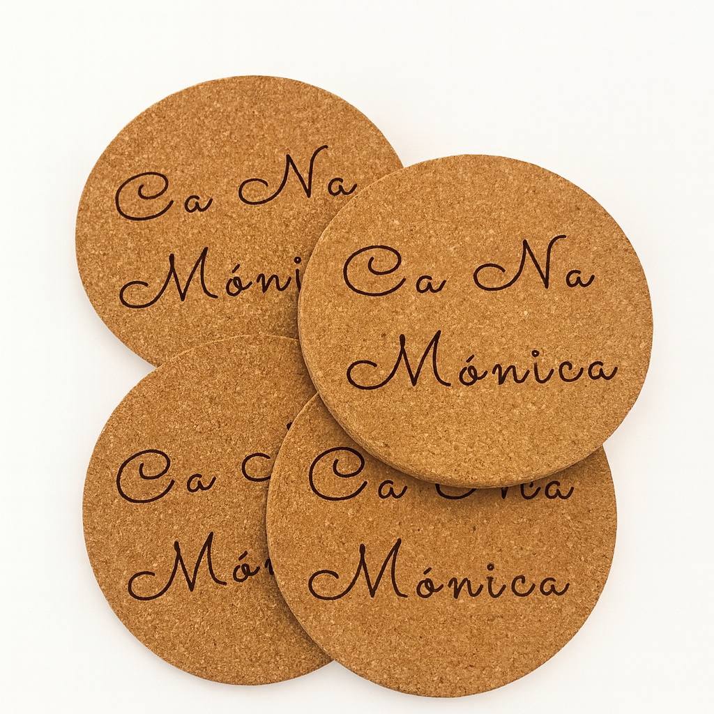 Set de 12 posavasos de corcho M&R Signature