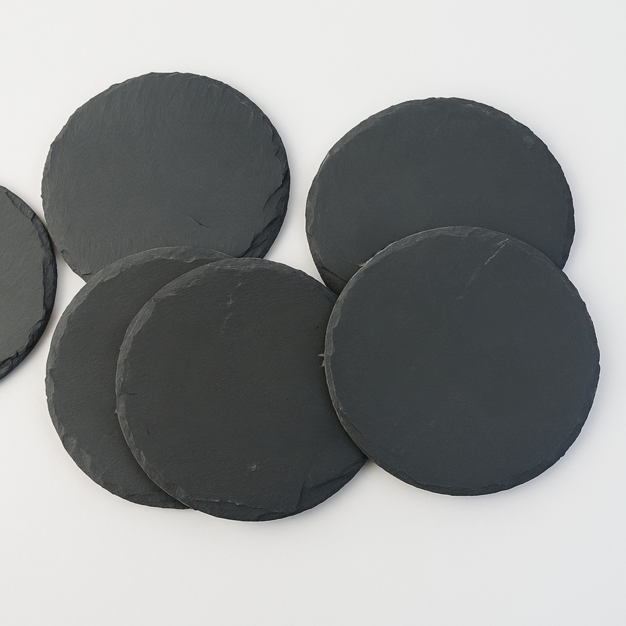 Set de 10 posavasos de pizzarra M&R Signature